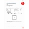 Certificado de calibración ISOCAL de 0,01 g a 30 kg